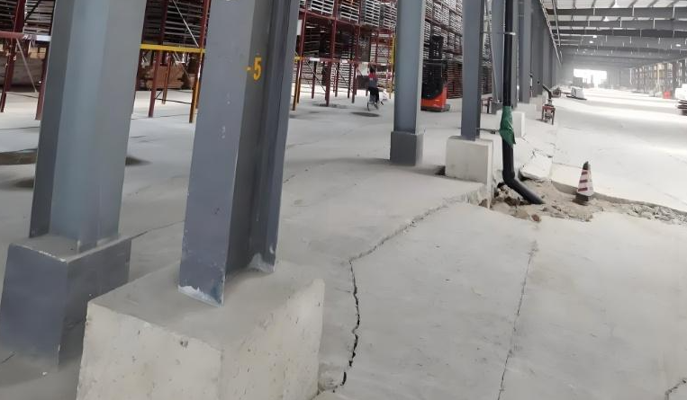 武威厂房混凝土地面下沉原因及加固方案！